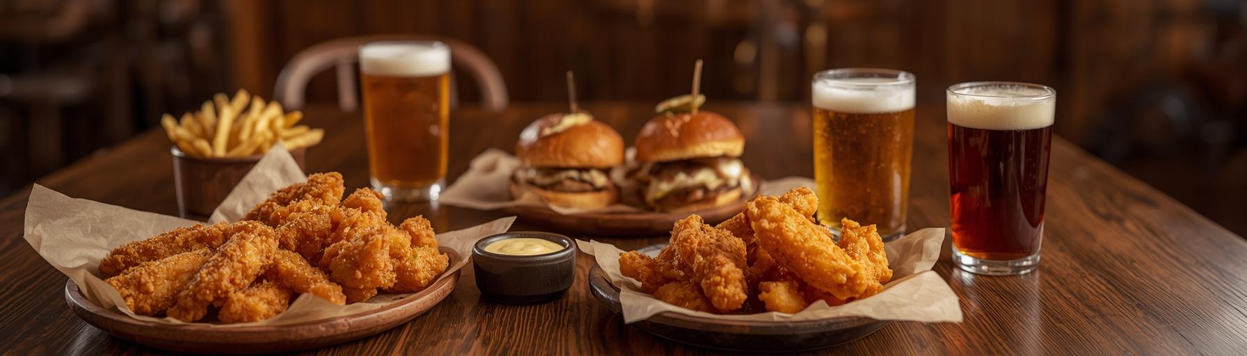 Starters, Fried Favorites, and Handhelds